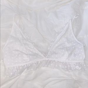 White Urban Outfitters bralette top